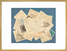 Load image into Gallery viewer, Trompe-l&#39;oeil of prints and documents
