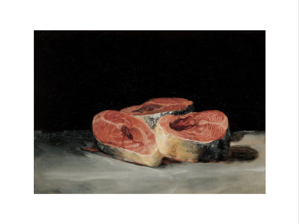 Still Life with Three Salmon Steaks, 1808-12