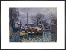 Load image into Gallery viewer, Barges on the Saint-Martin Canal, 1870
