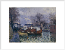 Load image into Gallery viewer, Barges on the Saint-Martin Canal, 1870
