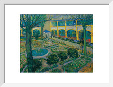 Load image into Gallery viewer, The Courtyard of the Hospital at Arles, 1889
