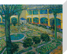 Load image into Gallery viewer, The Courtyard of the Hospital at Arles, 1889
