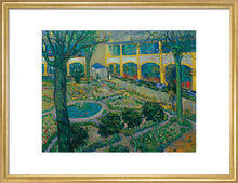Load image into Gallery viewer, The Courtyard of the Hospital at Arles, 1889
