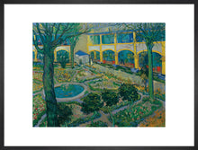 Load image into Gallery viewer, The Courtyard of the Hospital at Arles, 1889
