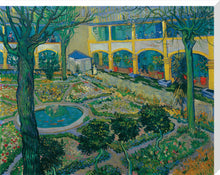 Load image into Gallery viewer, The Courtyard of the Hospital at Arles, 1889
