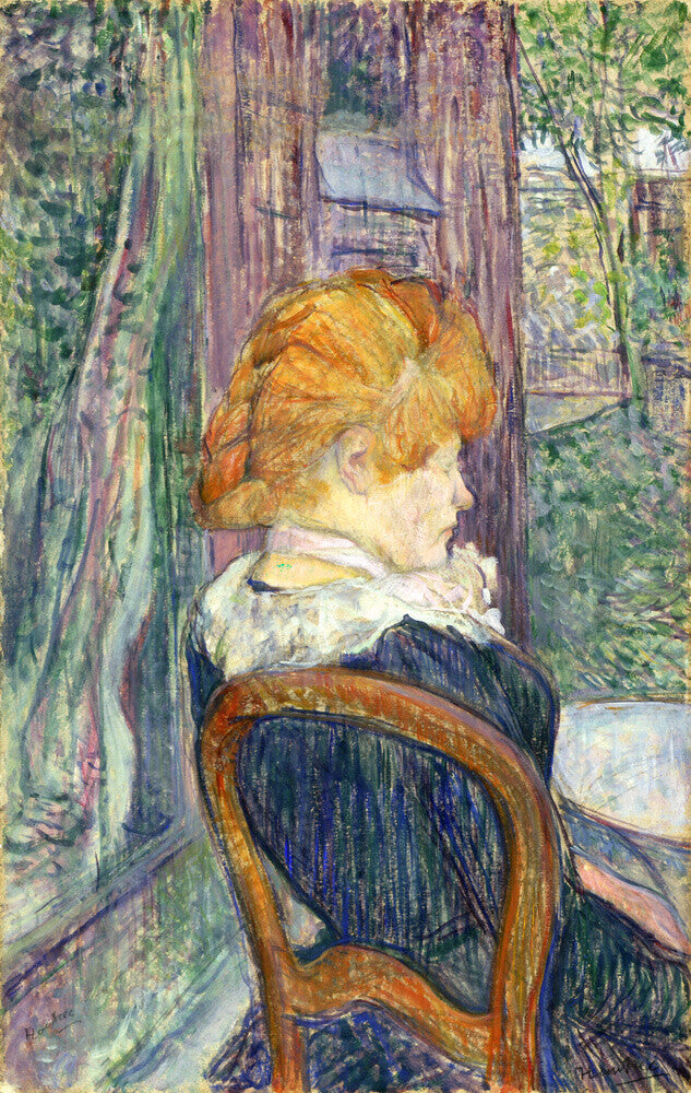A Woman Seated in a Garden