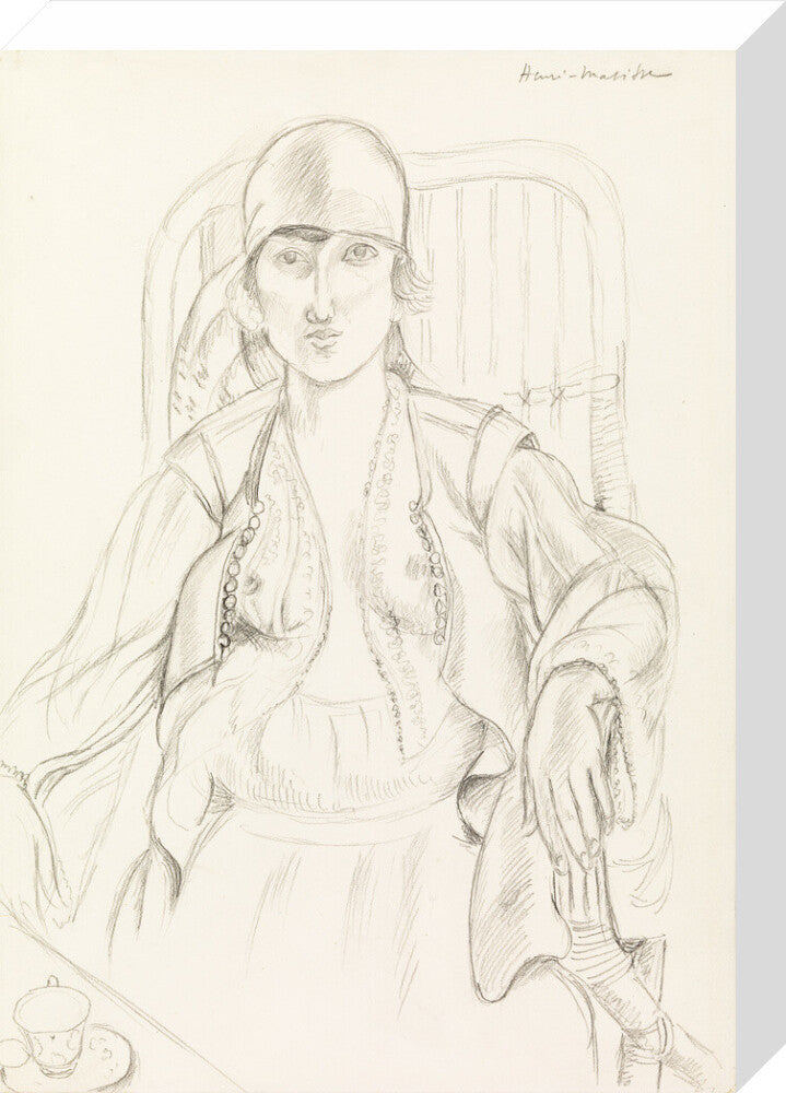 Seated Woman (stretched canvas, medium, unframed)