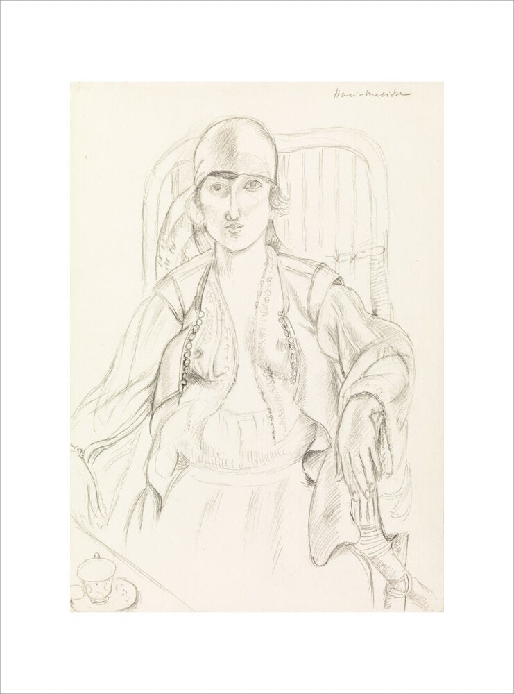 Seated Woman (art print, medium, unframed)