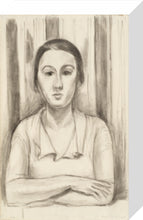 Load image into Gallery viewer, A Woman with her arms on a table
