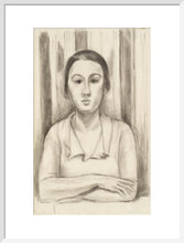 Load image into Gallery viewer, A Woman with her arms on a table
