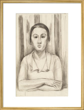 Load image into Gallery viewer, A Woman with her arms on a table
