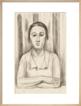 Load image into Gallery viewer, A Woman with her arms on a table
