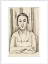 Load image into Gallery viewer, A Woman with her arms on a table
