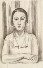 Load image into Gallery viewer, A Woman with her arms on a table
