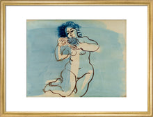 Load image into Gallery viewer, Nude woman with shell
