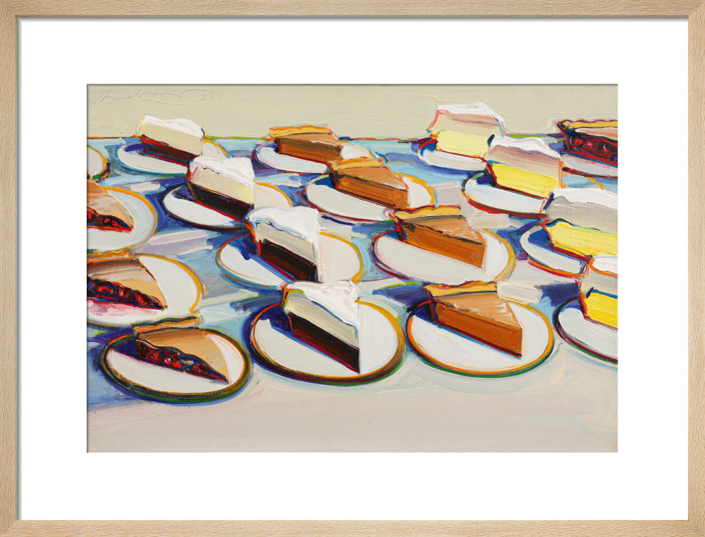 Pie Rows (art print, medium, natural)