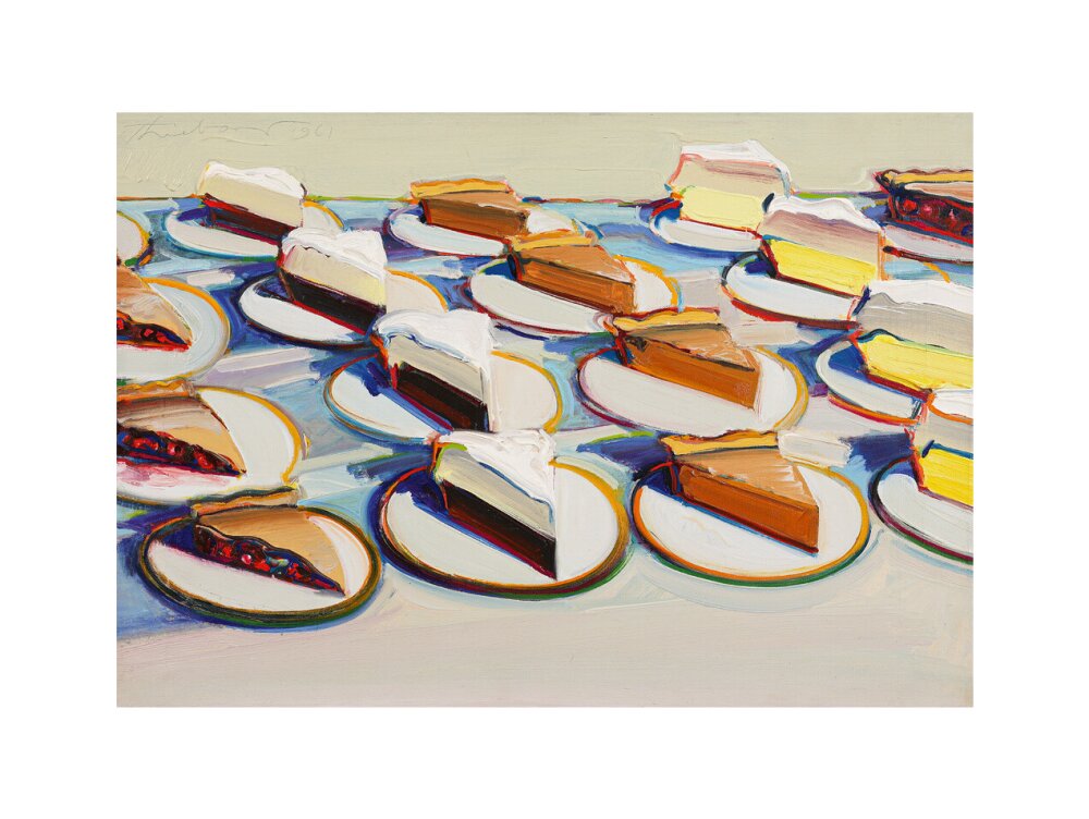 Pie Rows (art print, extra large, unframed)