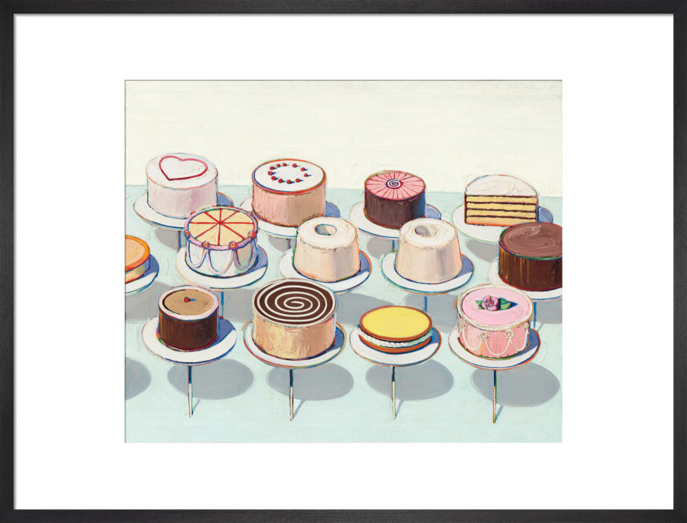 Cakes (art print, large, black)