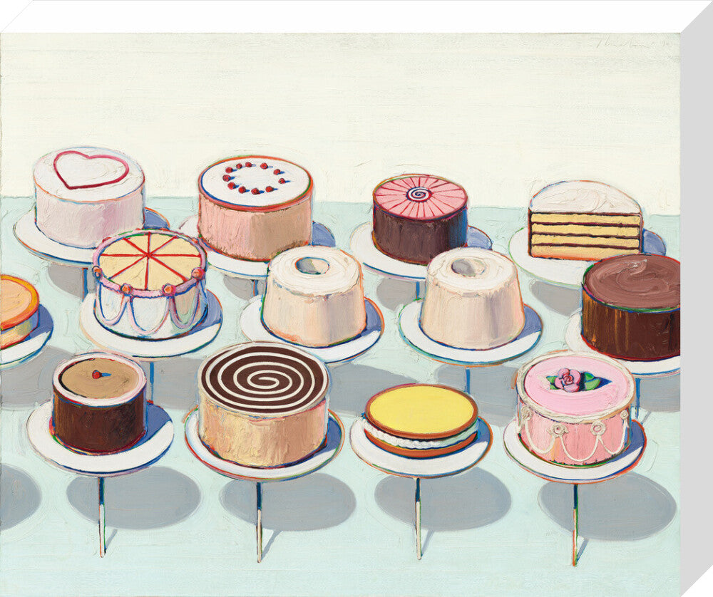Cakes (stretched canvas, medium, unframed)