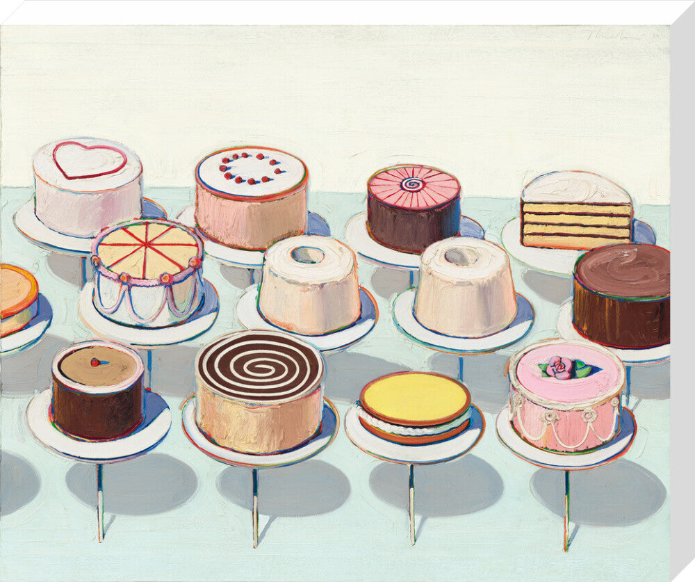 Cakes (stretched canvas, large, unframed)