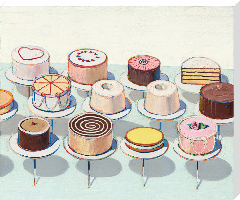 Cakes (stretched canvas, extra large, unframed)