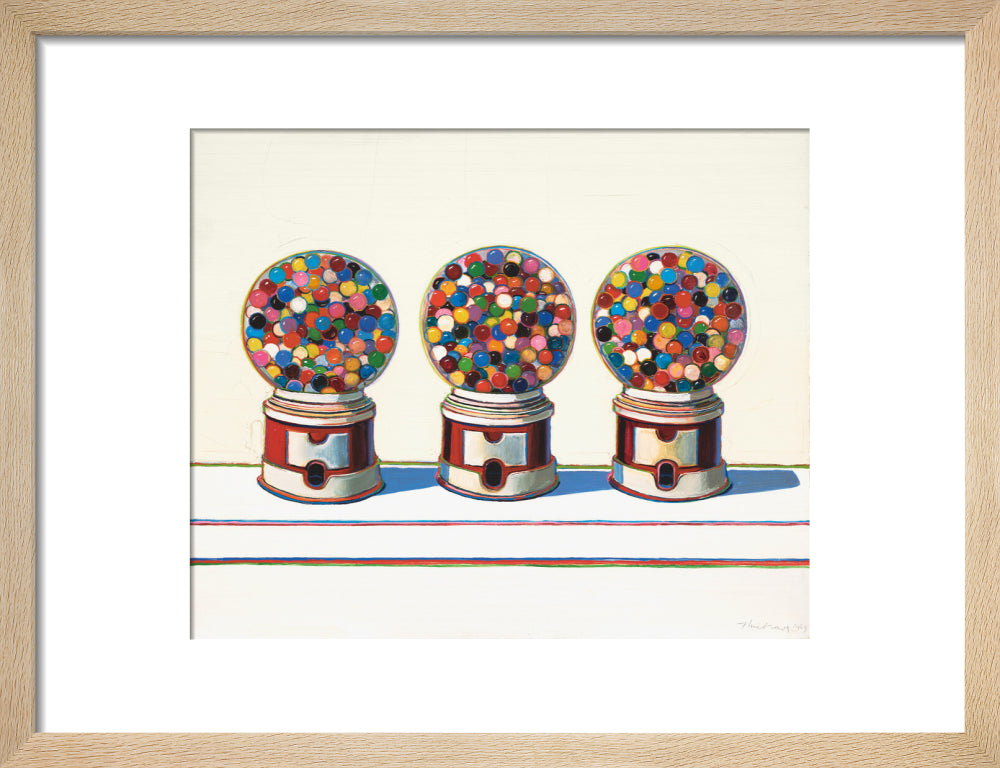 Three Machines (art print, small, natural)