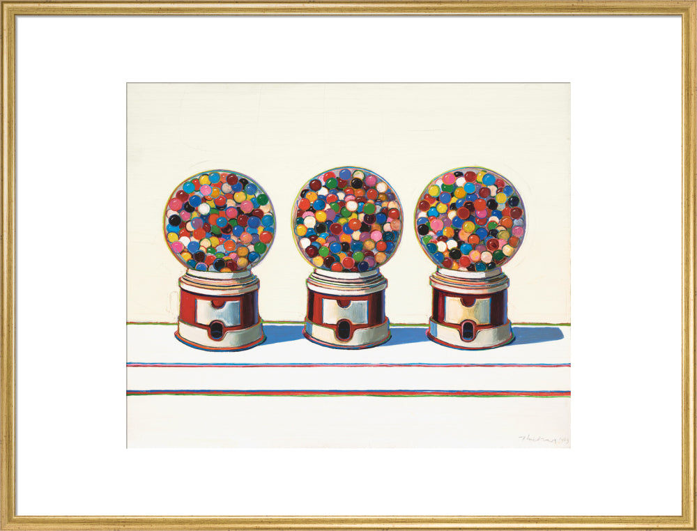 Three Machines (art print, extra large, gold)