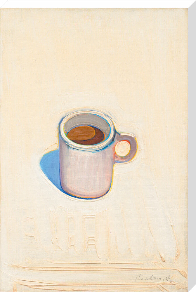Cup of Coffee (stretched canvas, extra large, unframed)