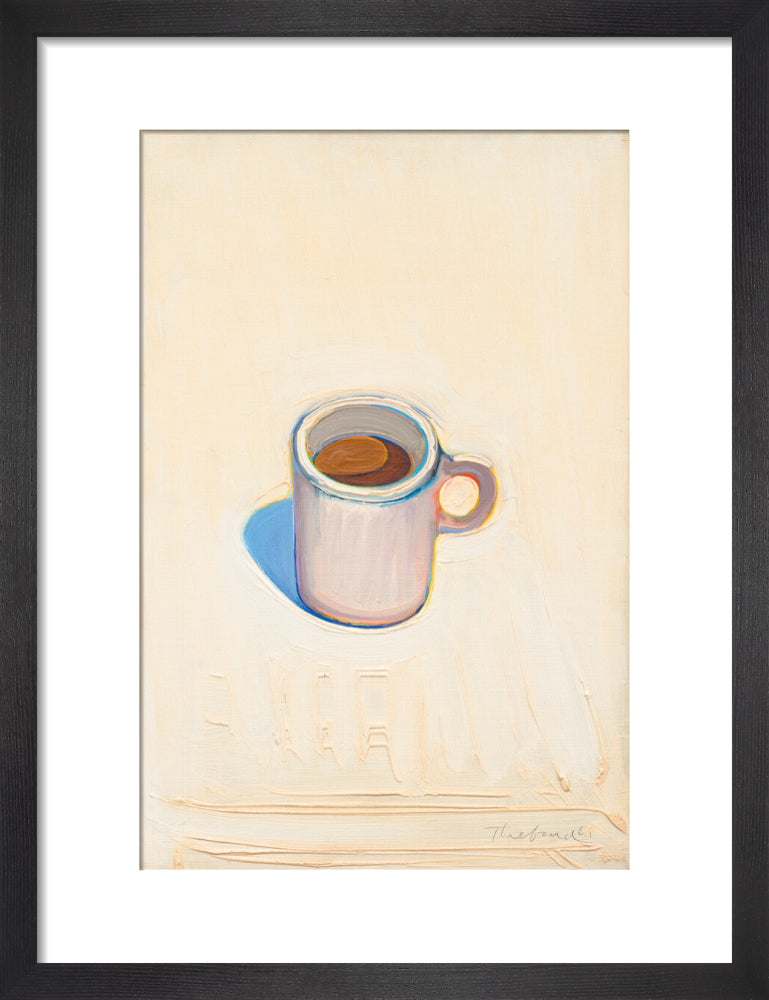 Cup of Coffee (art print, small, black)