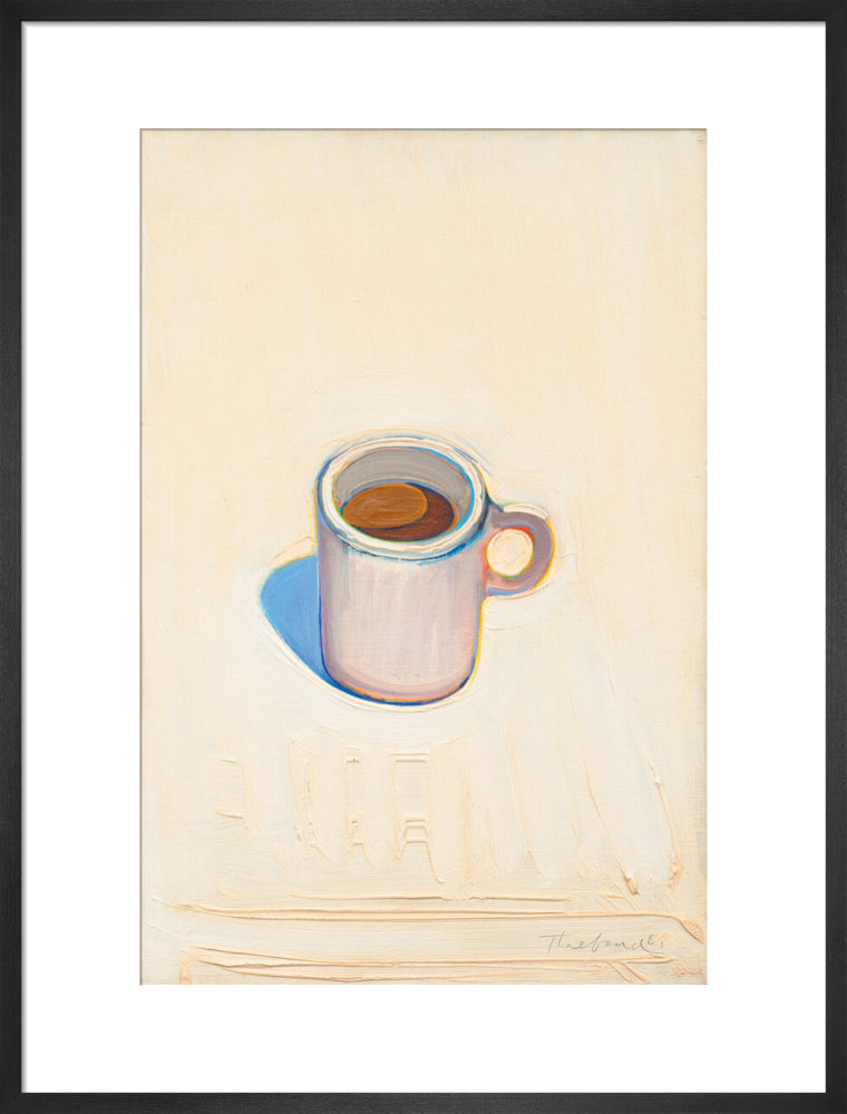 Cup of Coffee (art print, large, black)