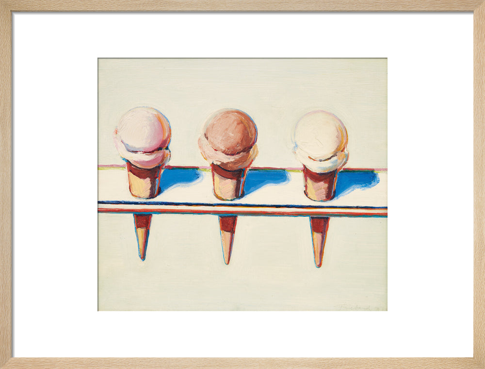 Three Cones (art print, medium, natural)