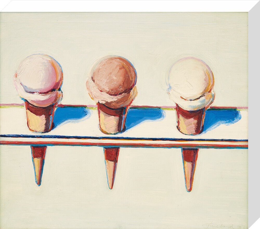 Three Cones (stretched canvas, medium, unframed)