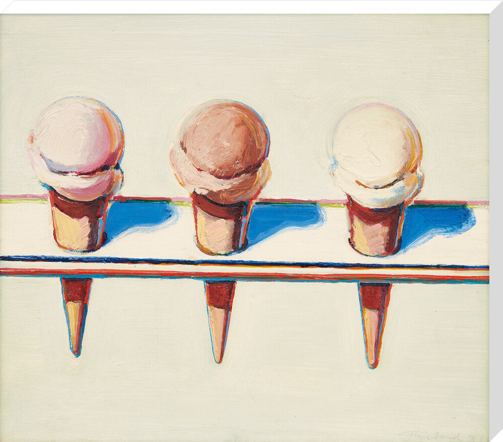 Three Cones (stretched canvas, extra large, unframed)