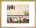 Delicatessen Counter (art print, medium, gold)