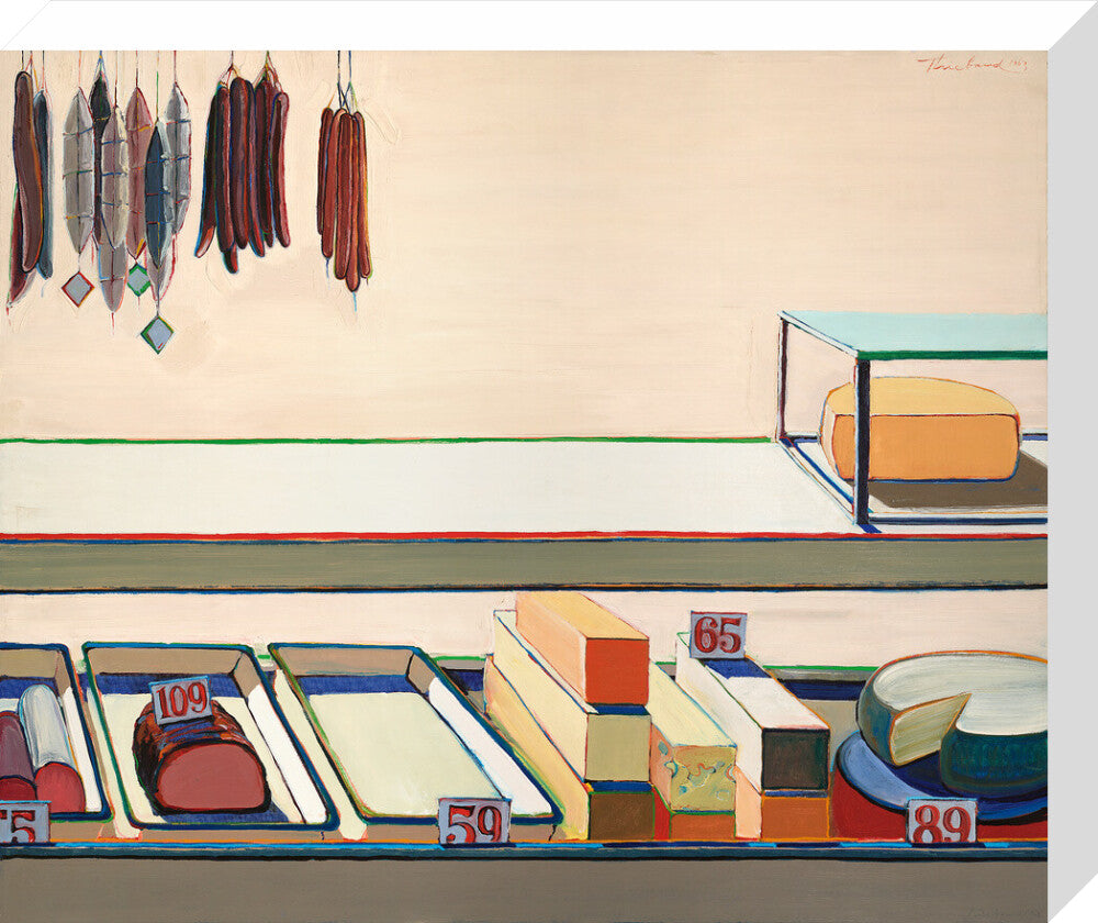 Delicatessen Counter (stretched canvas, medium, unframed)