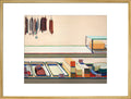 Delicatessen Counter (art print, extra large, gold)