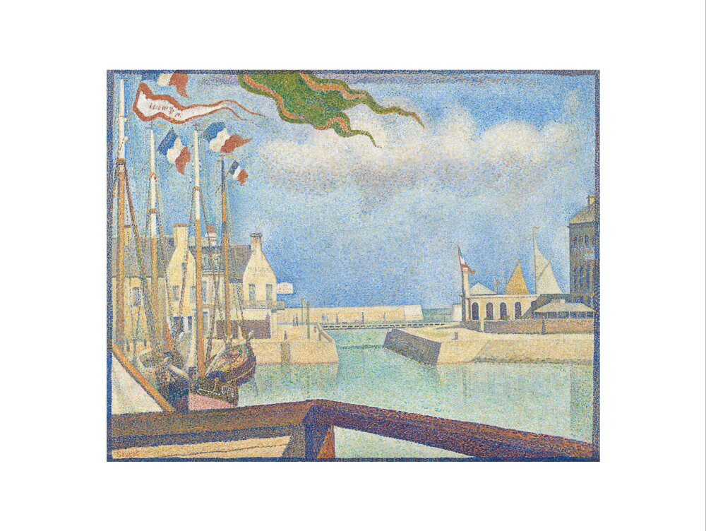 Port-en-Bessin - A Sunday (art print, extra large, unframed)