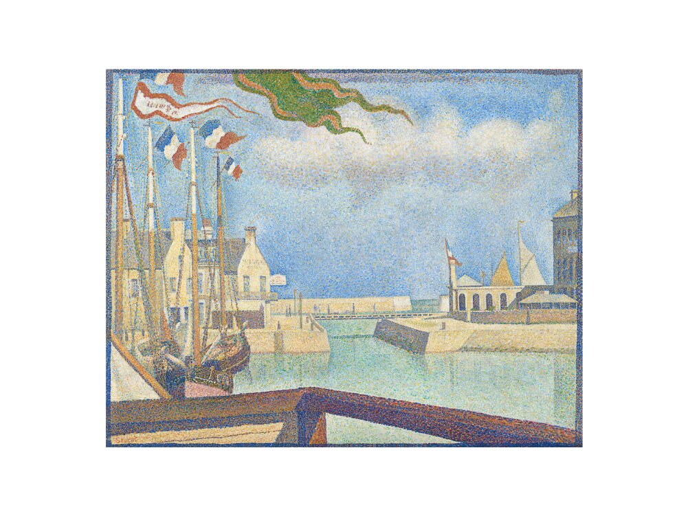 Port-en-Bessin - A Sunday (art print, large, unframed)