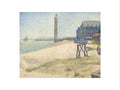 The Hospice and the Lighthouse at Honfleur (art print, small, unframed)