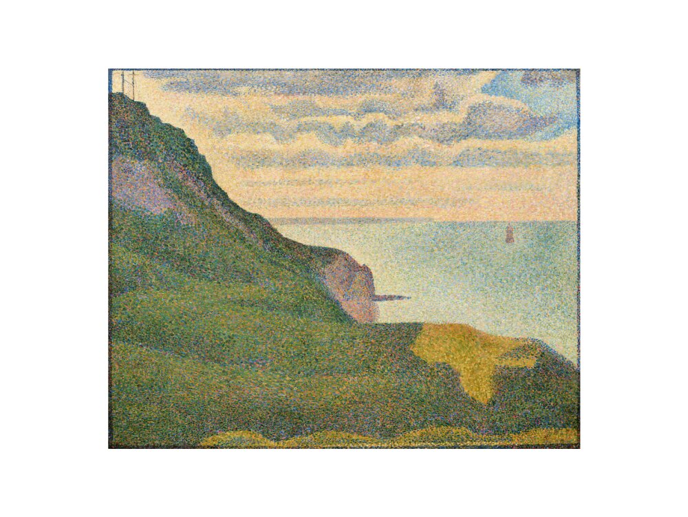 The Semaphores and the Cliff (art print, large, unframed)