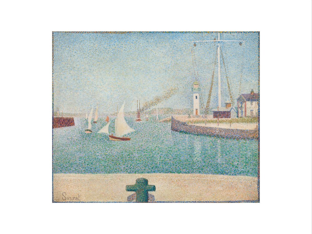 Entrance of the Port of Honfleur (art print, extra large, unframed)