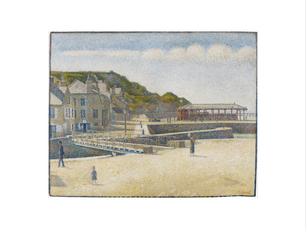 Port-en-Bessin - The Bridge and the Quays (art print, extra large, unframed)