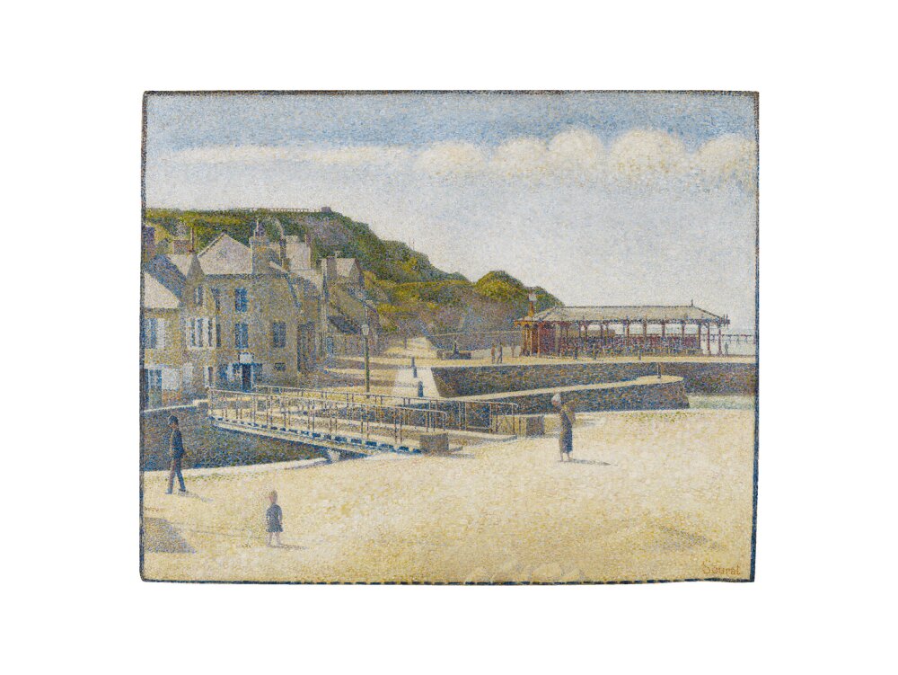Port-en-Bessin - The Bridge and the Quays (art print, small, unframed)