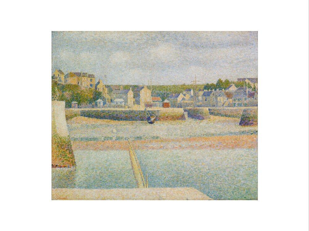 Port-en-Bessin - The Outer Harbour (Low Tide) (art print, extra large, unframed)