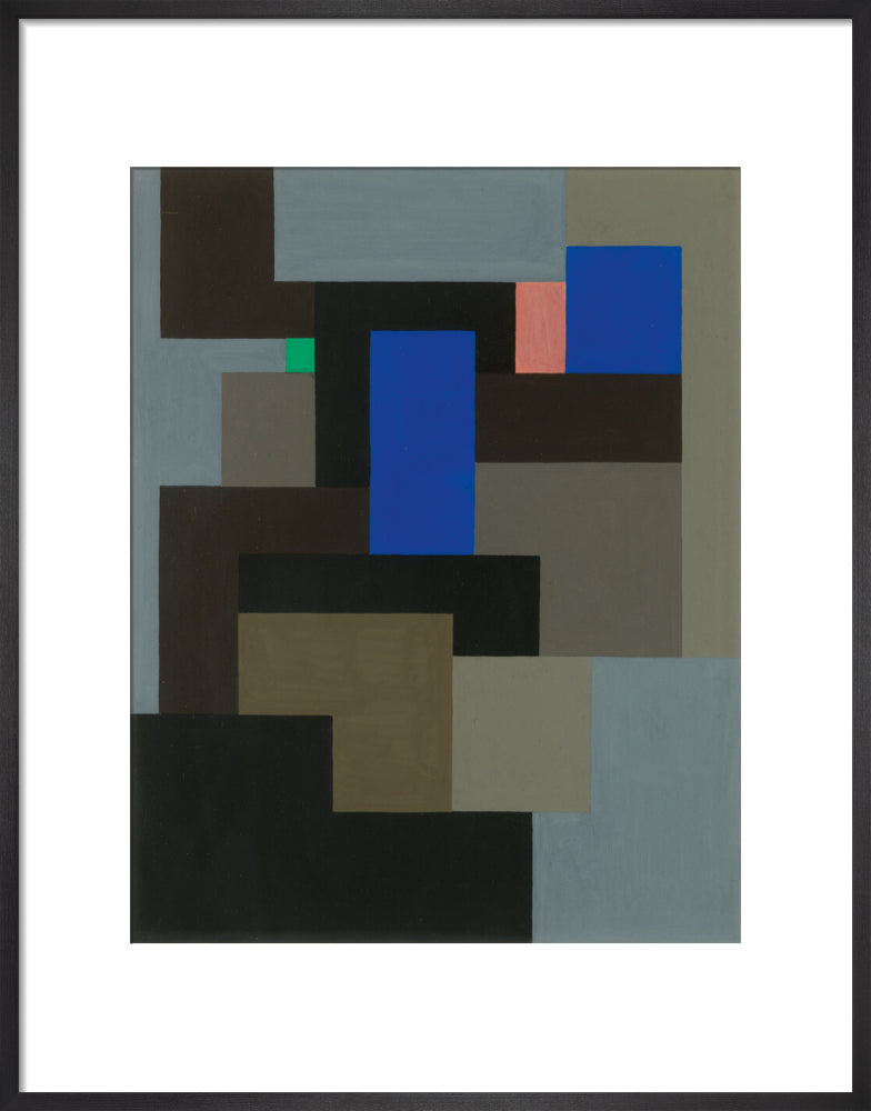 Composition (art print, medium, black)