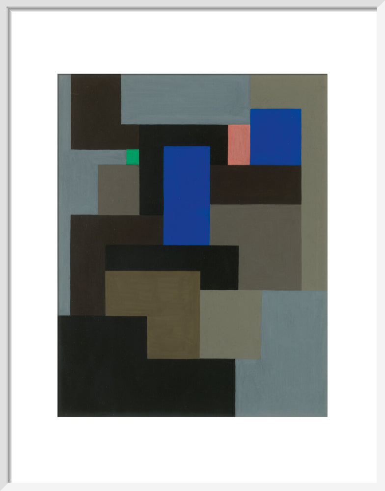 Composition (art print, medium, white)