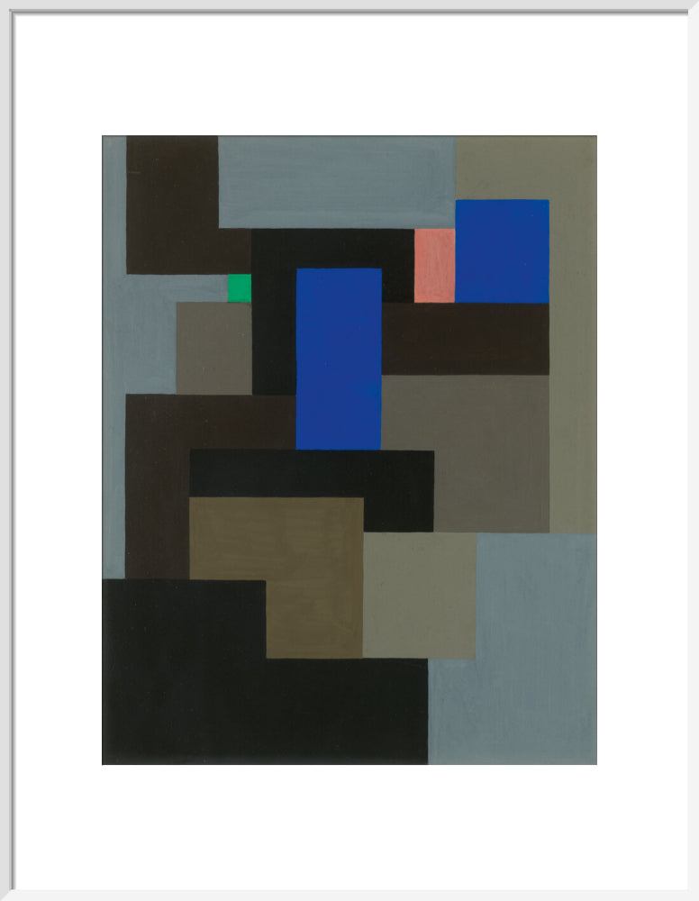 Composition (art print, large, white)