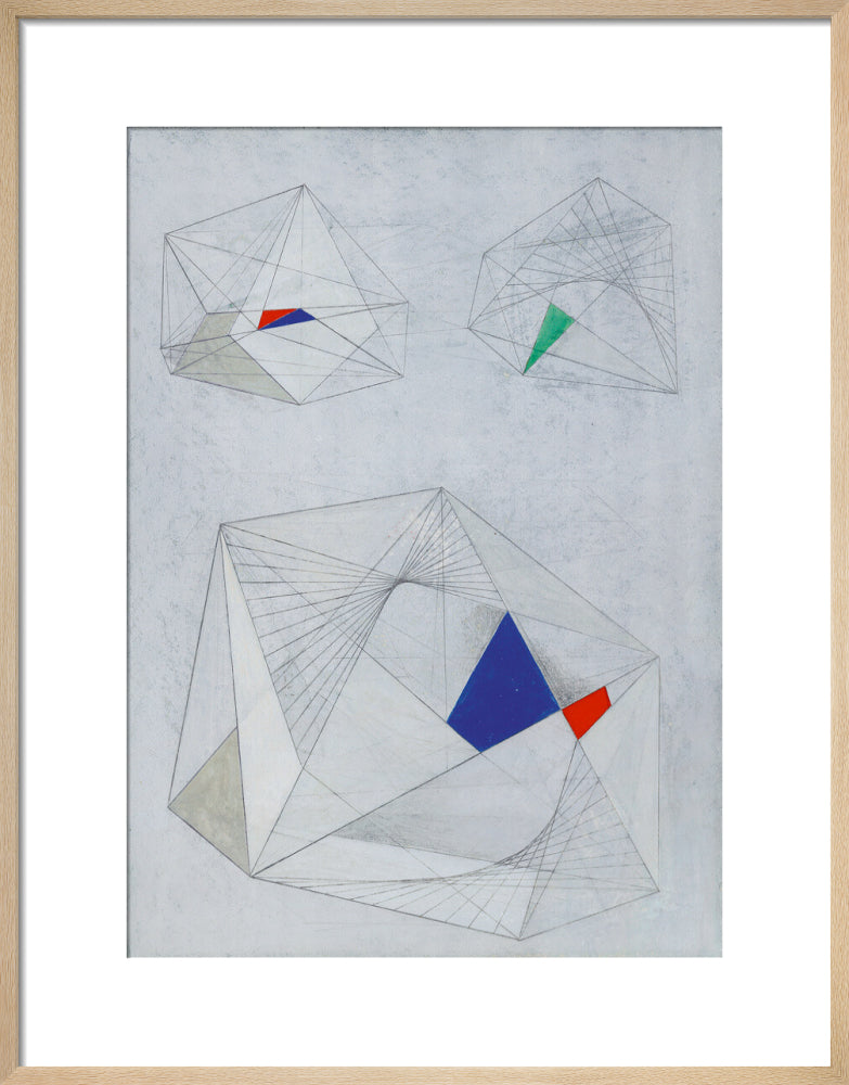 Drawing for Sculpture with Colour (art print, medium, natural)