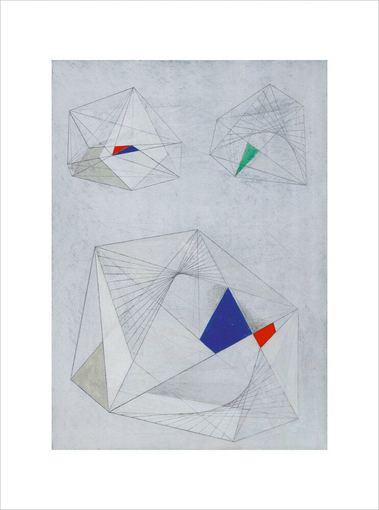 Drawing for Sculpture with Colour (art print, medium, unframed)