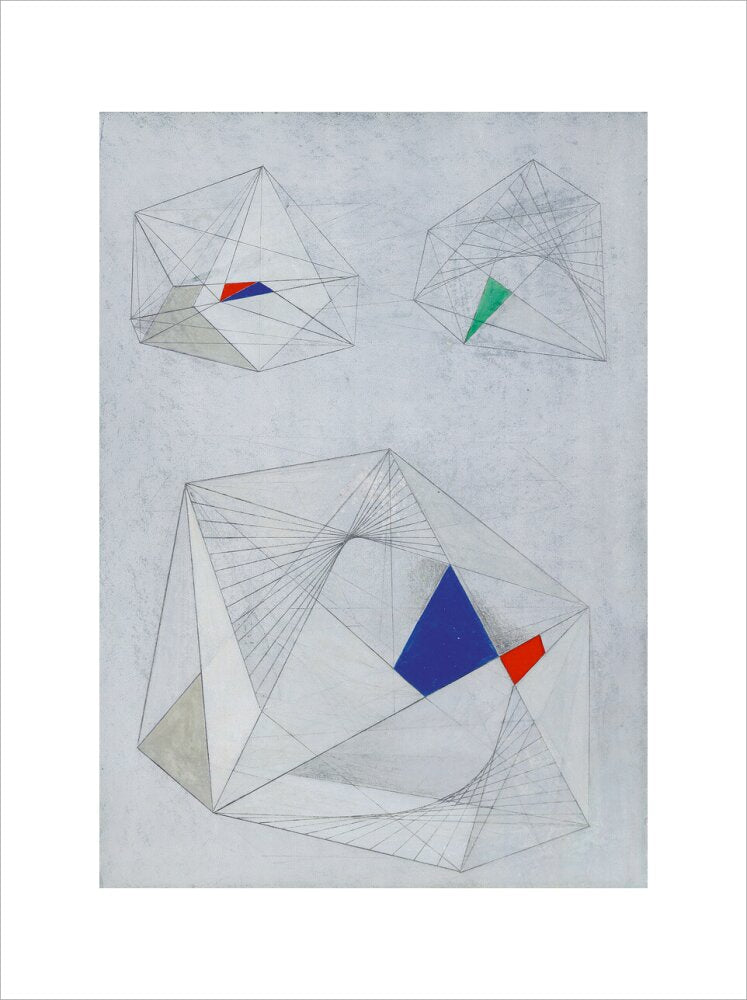Drawing for Sculpture with Colour (art print, large, unframed)